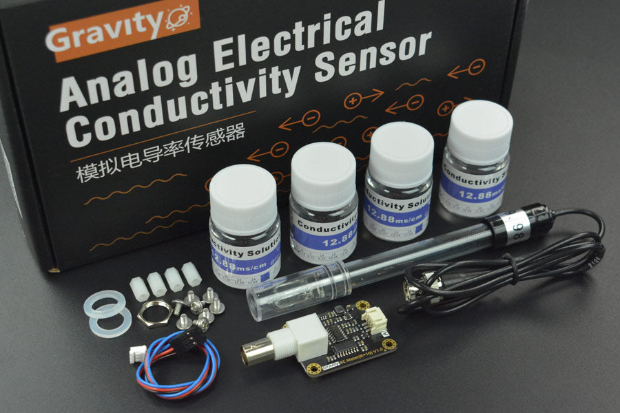 Gravity: Analog Electrical Conductivity Sensor / Meter(K=10)