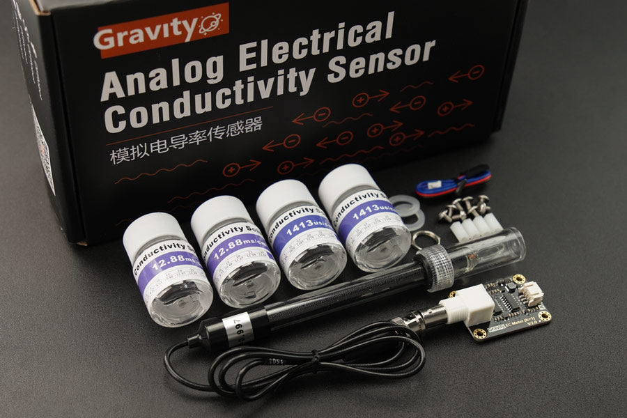 Gravity: Analog Electrical Conductivity Sensor /Meter V2 (K=1)