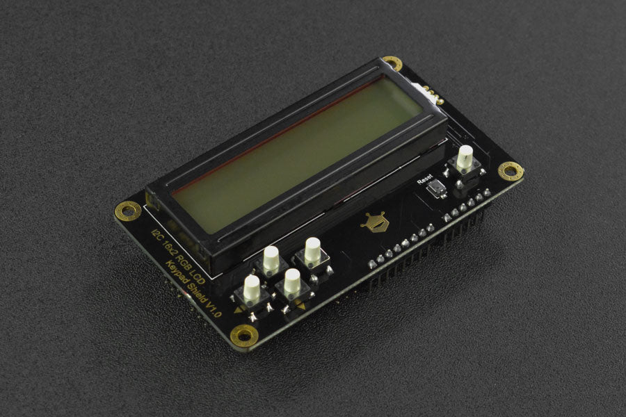 I2C RGB Backlight LCD 16x2 Display Module for Arduino (Black Text)