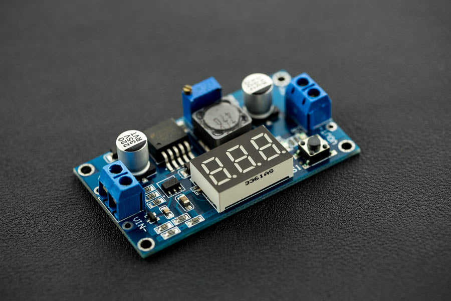 20W Adjustable DC-DC Buck Converter with Digital Display