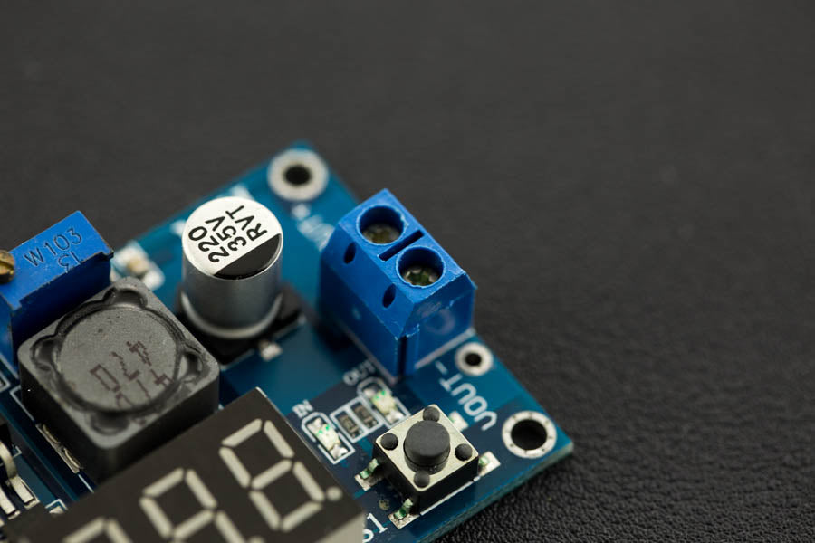 20W Adjustable DC-DC Buck Converter with Digital Display