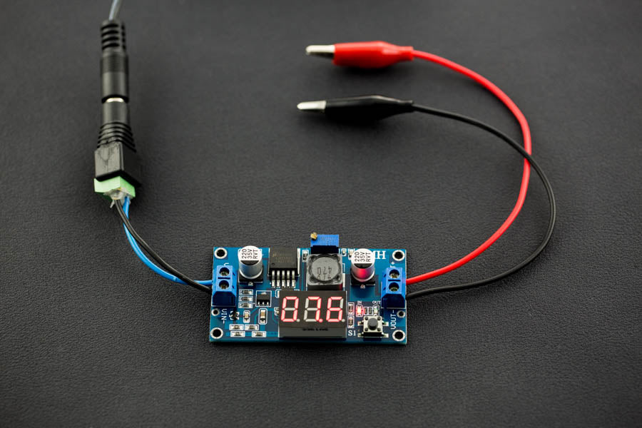 20W Adjustable DC-DC Buck Converter with Digital Display