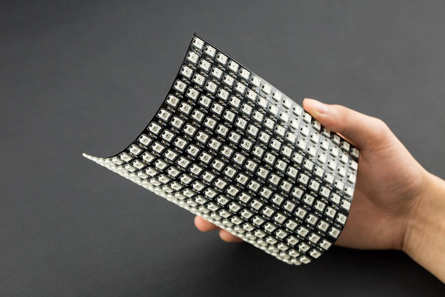 Gravity: Flexible 16x16 RGB LED Matrix