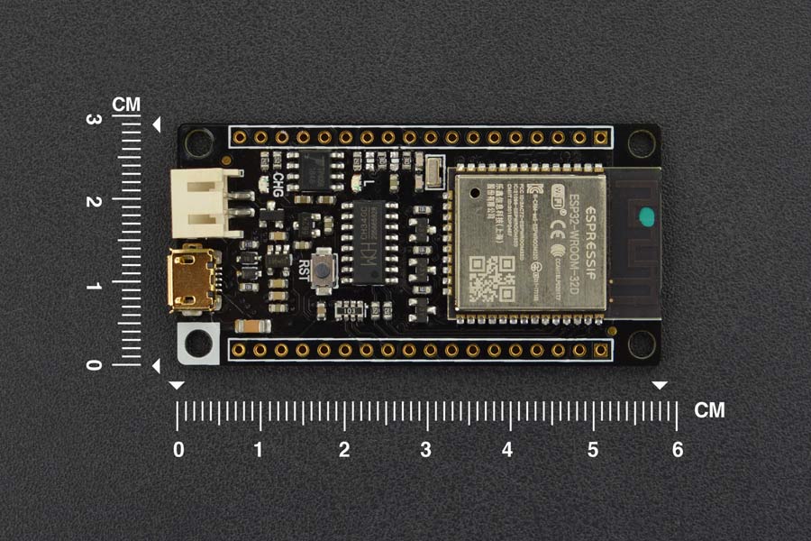 FireBeetle ESP32 IoT Microcontroller with 250+ ESP32 Tutorials (Supports Wi-Fi &amp; Bluetooth)