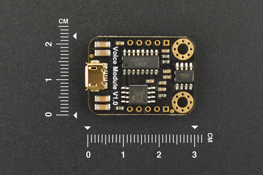 Gravity: UART MP3 Voice Module with 8MB Flash Memory