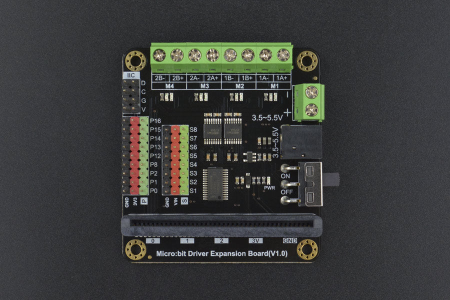 micro:Driver - Driver Expansion Board for micro:bit / UNIHIKER