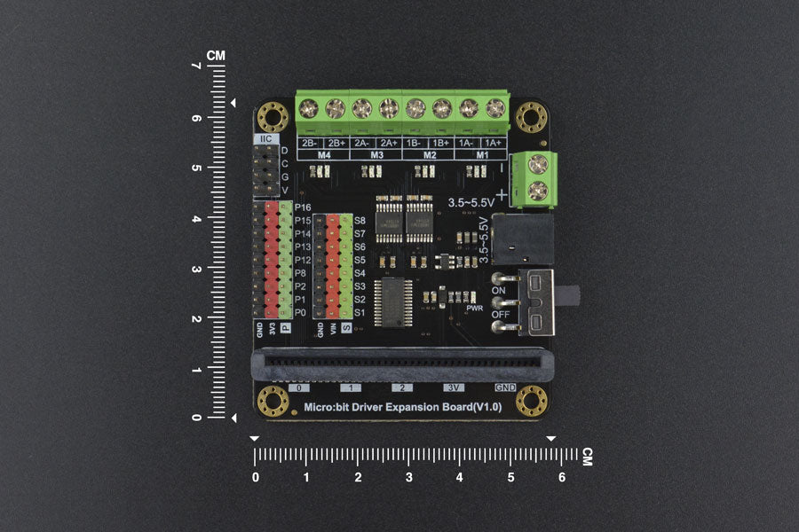 micro:Driver - Driver Expansion Board for micro:bit / UNIHIKER