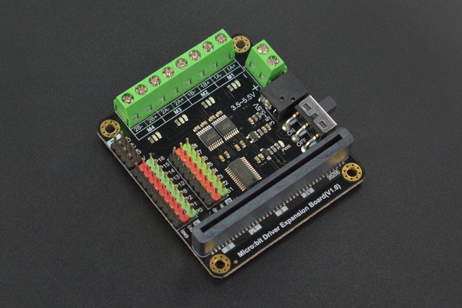 micro:Driver - Driver Expansion Board for micro:bit / UNIHIKER