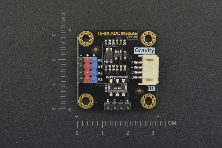 Gravity: I2C ADS1115 16-Bit ADC Module (Arduino &amp; Raspberry Pi Compatible)