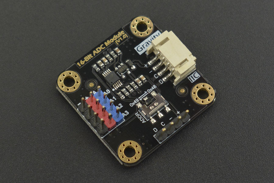 Gravity: I2C ADS1115 16-Bit ADC Module (Arduino &amp; Raspberry Pi Compatible)