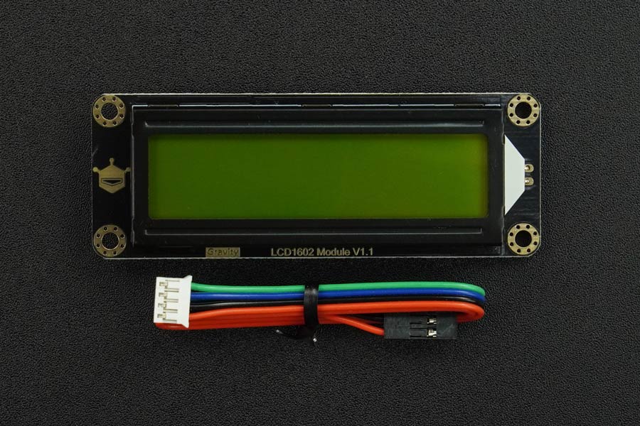 Gravity: I2C LCD1602 Arduino LCD Display Module (Green)