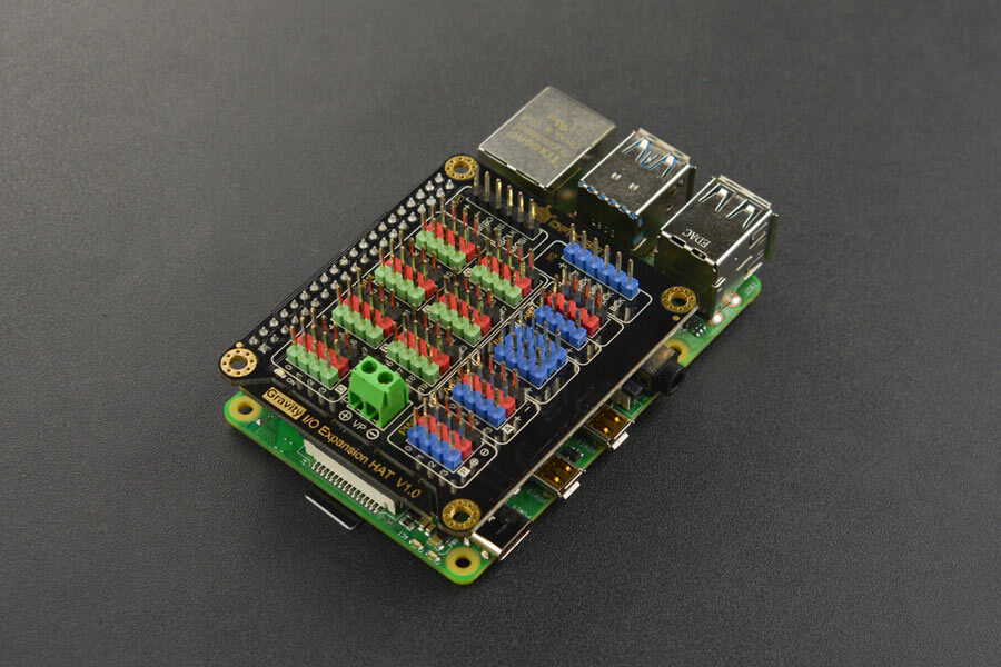 IO Expansion HAT for Raspberry Pi 5 / 4B / 3B+