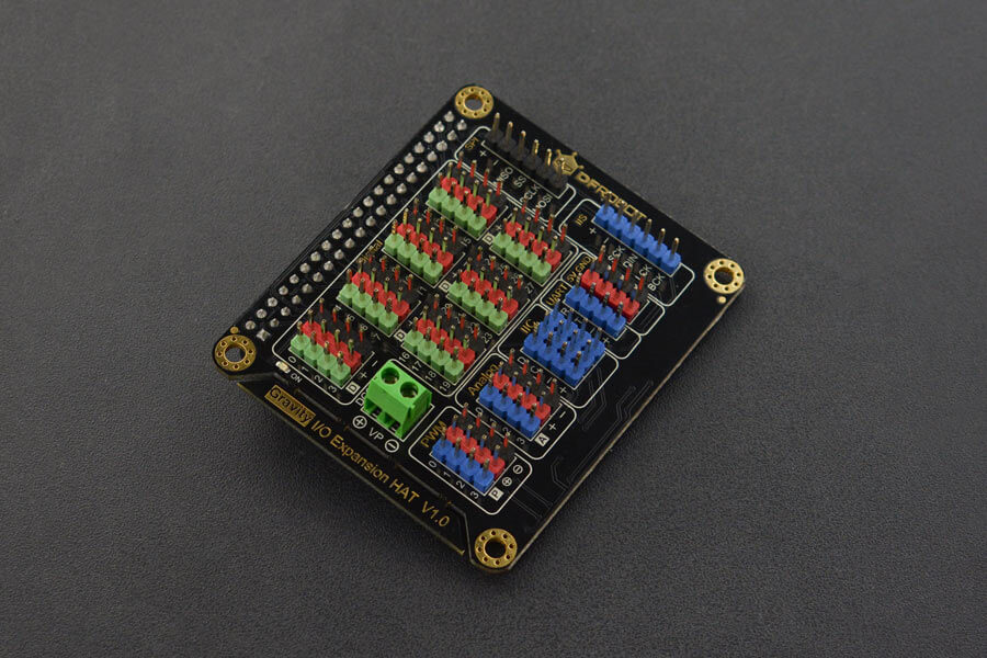 IO Expansion HAT for Raspberry Pi 5 / 4B / 3B+