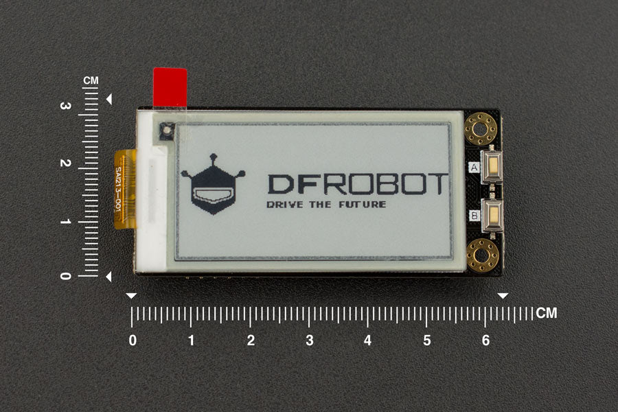 2.13"; e-ink Display Module for Raspberry Pi 4B/3B+/Zero W