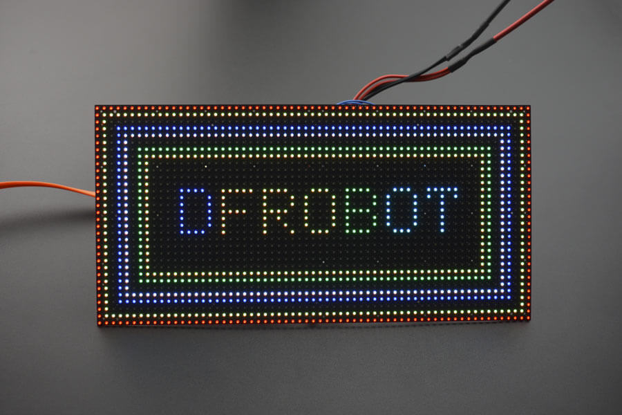 64x32 Flexible RGB LED Matrix-4mm Pitch