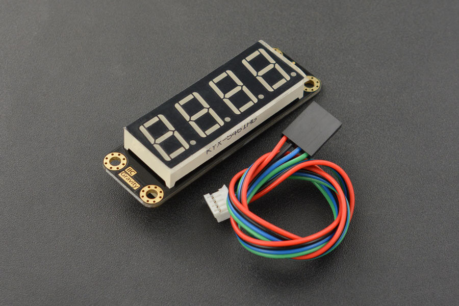 Gravity: 4-Digital LED Segment Display Module (Green)