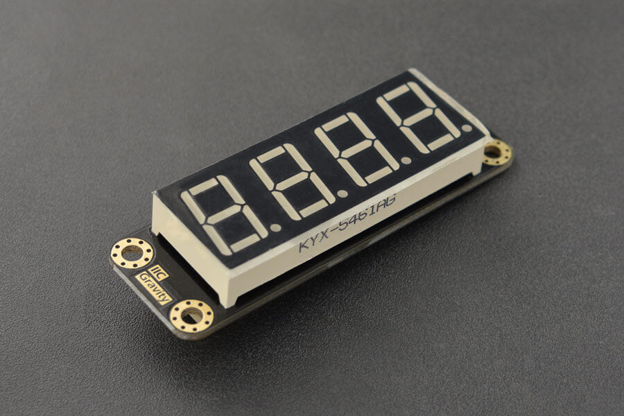 Gravity: 4-Digital LED Segment Display Module (Green)