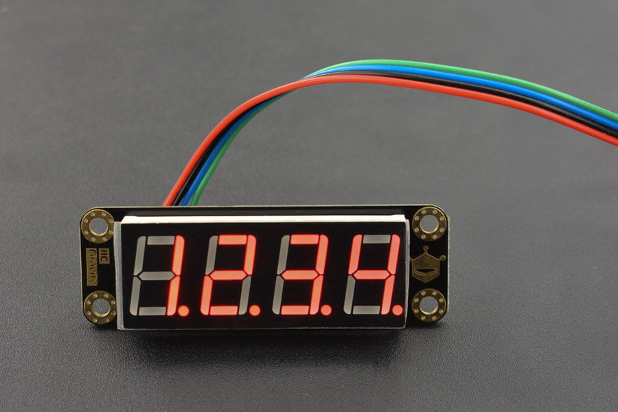 Gravity: 4-Digital LED Segment Display Module (Red)