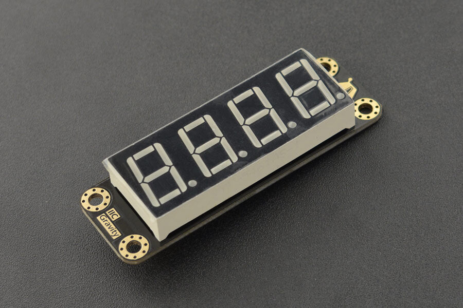 Gravity: 4-Digital LED Segment Display Module (Red)