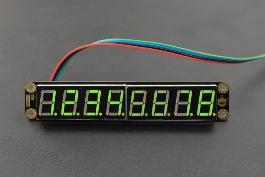 Gravity: 8-Digital LED Segment Display Module (Green) 