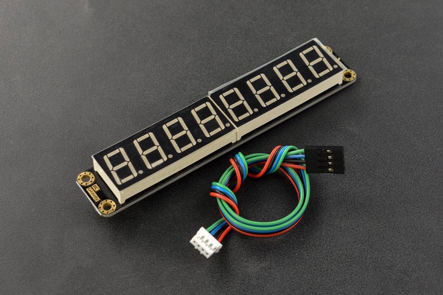 Gravity: 8-Digital LED Segment Display Module (Green) 