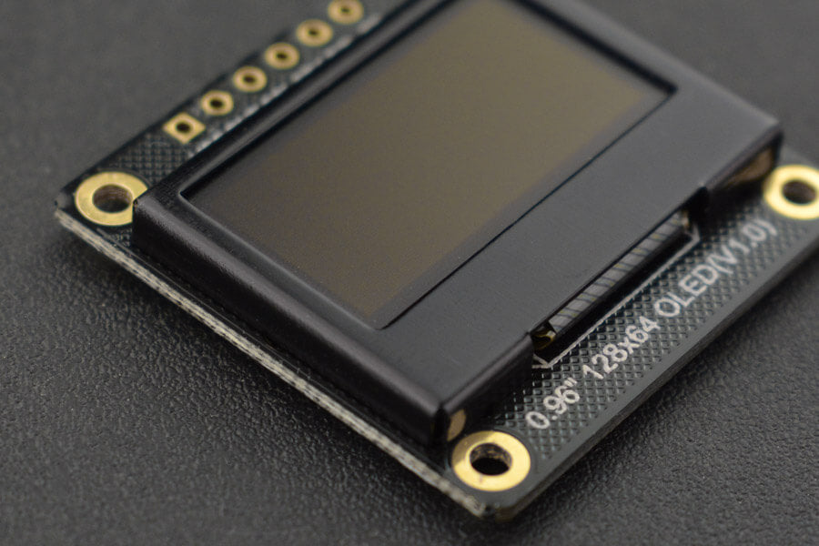 Fermion: Monochrome 0.96"; 128x64 I2C/SPI OLED Display (Breakout)