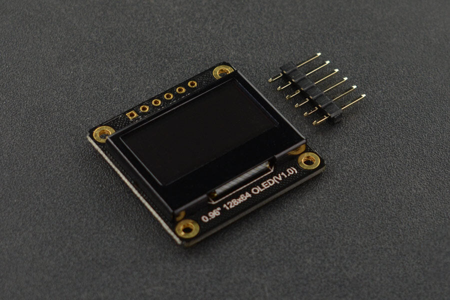 Fermion: Monochrome 0.96"; 128x64 I2C/SPI OLED Display (Breakout)