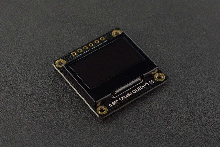 Fermion: Monochrome 0.96"; 128x64 I2C/SPI OLED Display (Breakout)