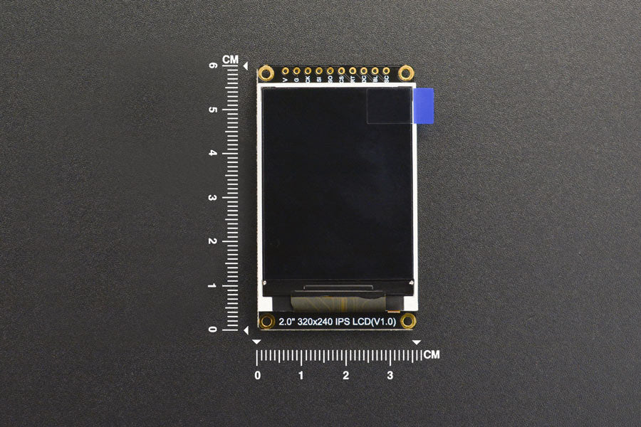 Fermion: 2.0"; 320x240 IPS TFT LCD Display with MicroSD Card (Breakout)