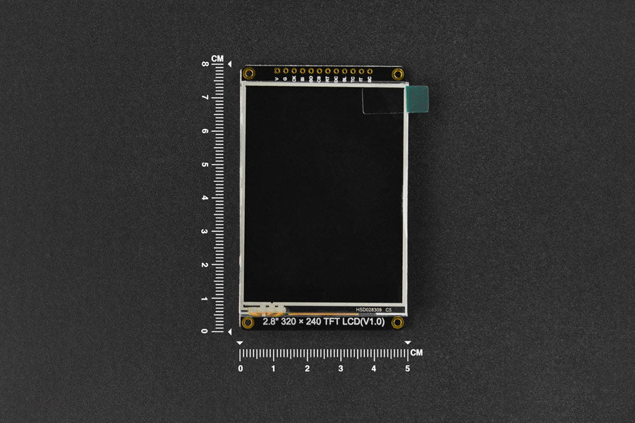 Fermion: 2.8” 320x240 TFT LCD Resistive Touchscreen with MicroSD Card Slot (Breakout)