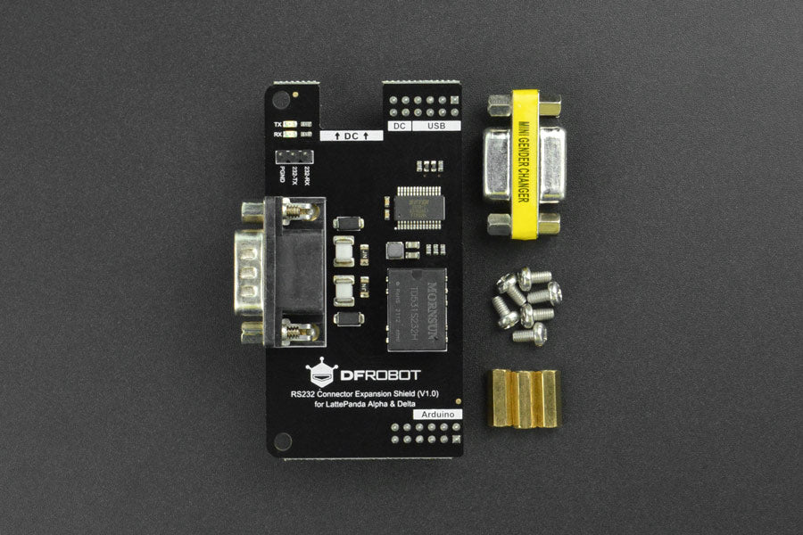 RS232 Connector Expansion Shield for LattePanda Alpha&Delta