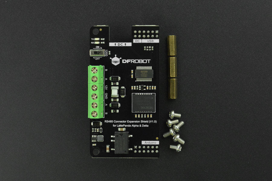 RS485 Connector Expansion Shield for LattePanda Alpha&amp;Delta