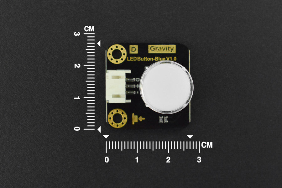 Gravity: LED Button for Arduino / micro:bit (Blue)