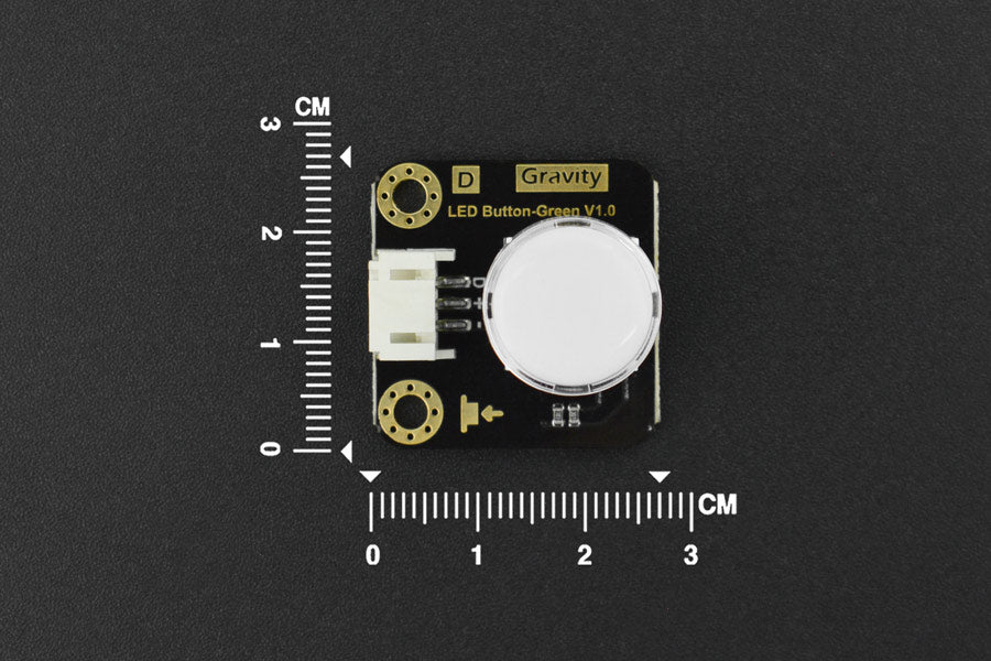 Gravity: LED Button for Arduino / micro:bit (Green)