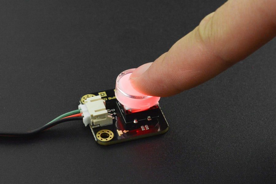 Gravity: LED Button for Arduino / micro:bit (Red)