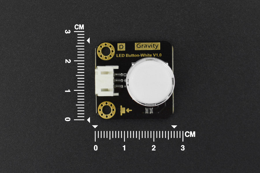 Gravity: LED Button for Arduino / micro:bit (White)