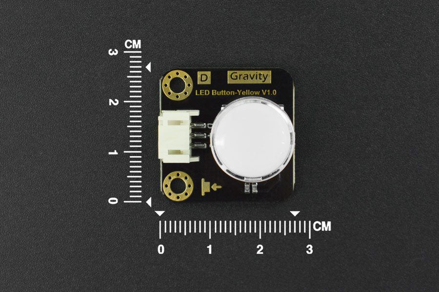 Gravity: LED Button for Arduino / micro:bit (Yellow)