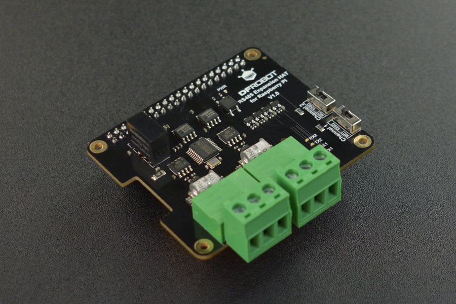 Dual-channel RS485 Expansion Hat for Raspberry Pi 4B