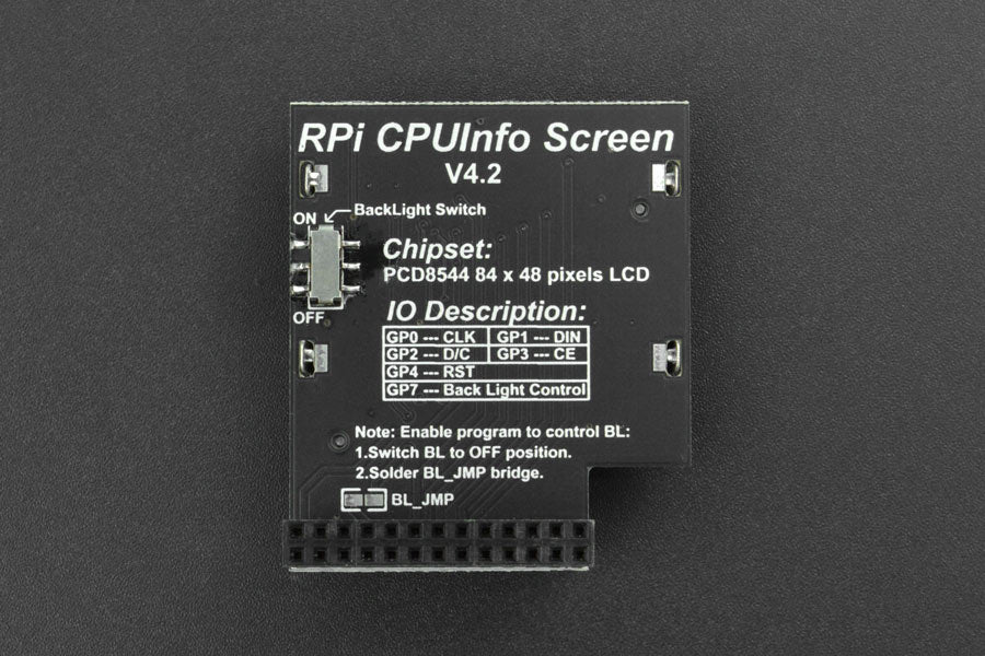 1.6 Inch LCD Display (Compatible with Raspberry Pi 2B/3B/3B+/4B)