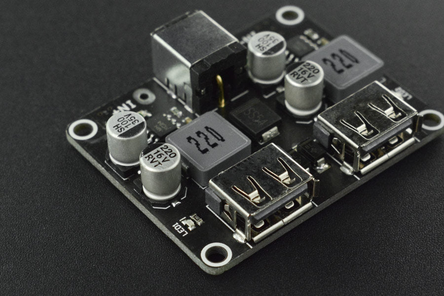 2-way Fast Charge Buck Module (Compatible with Raspberry Pi 4B & Jetson Nano)