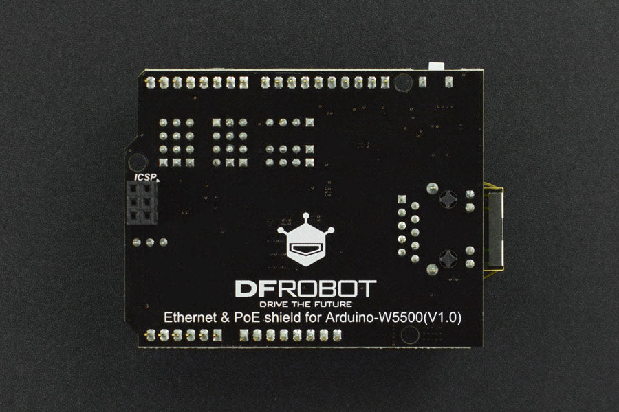 Ethernet and PoE Shield for Arduino - W5500 Chipset