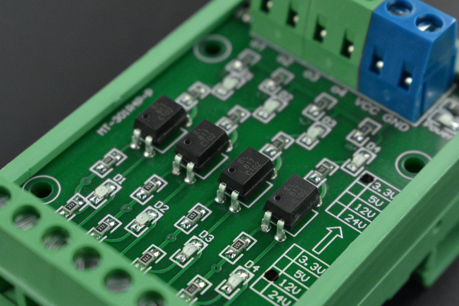 4-Channel Level Converter (12V to 3.3V)