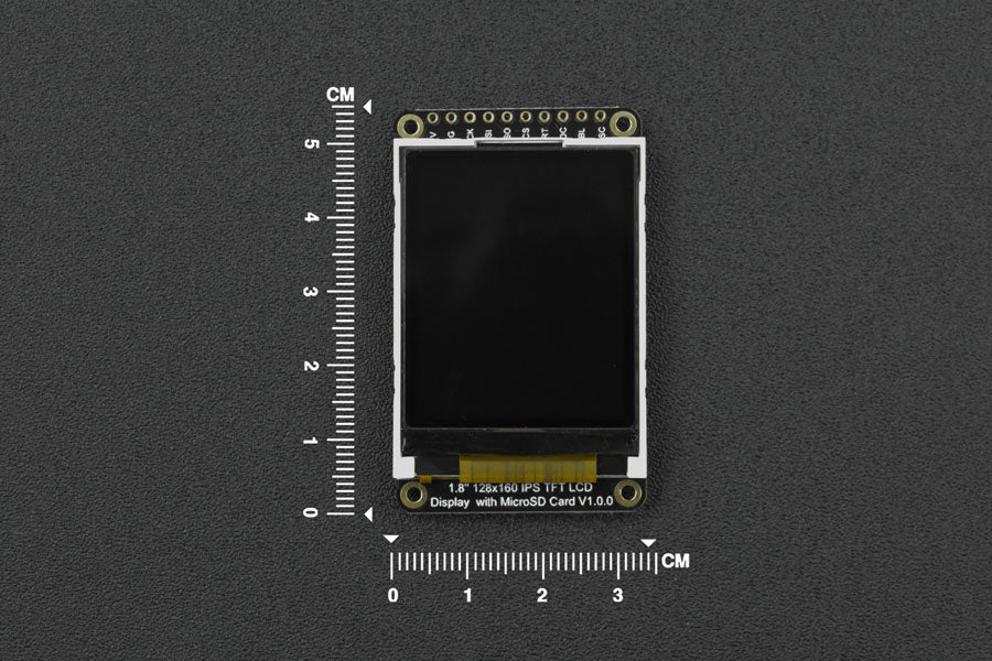 Fermion: 1.8"; 128x160 IPS TFT LCD Display with MicroSD Card Slot (Breakout)