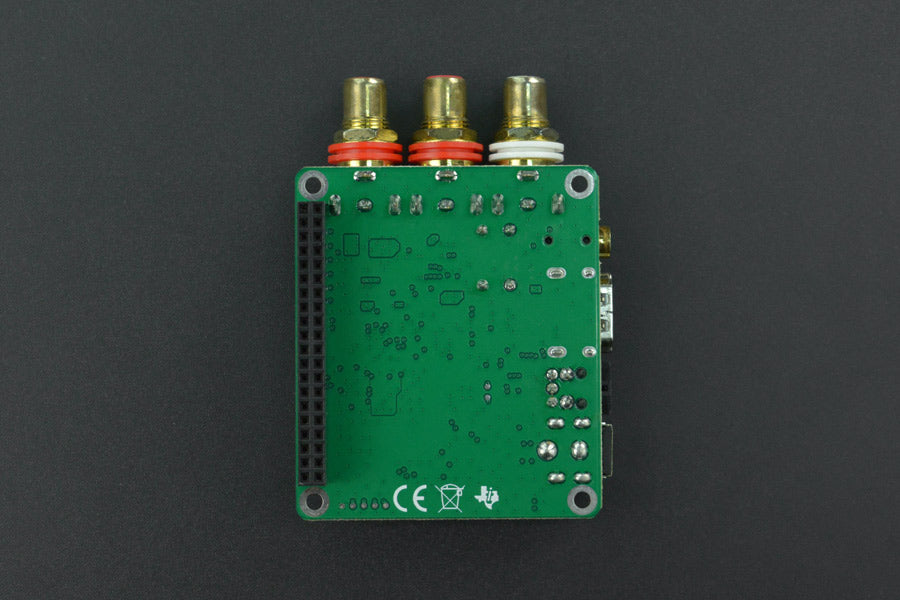 DAC Audio Decoder Board for Raspberry Pi 3B+/ 4B