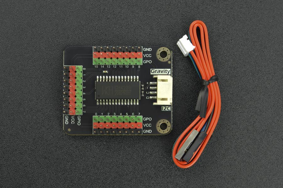 Gravity: CH423 I2C 24 Digital IO Expansion Module