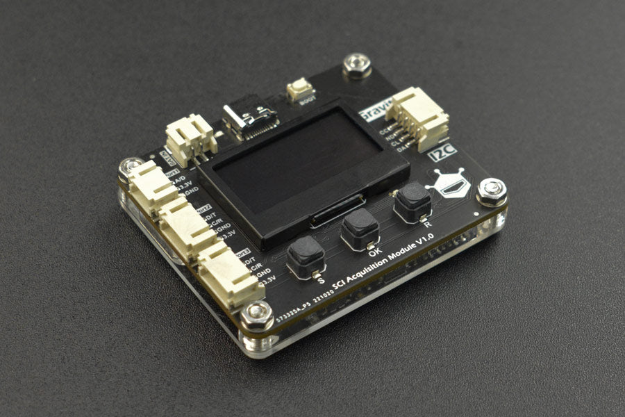 Gravity: Science Data Acquisition (SCI DAQ) Module - Screen Display, Plug-and-play, Data Logging