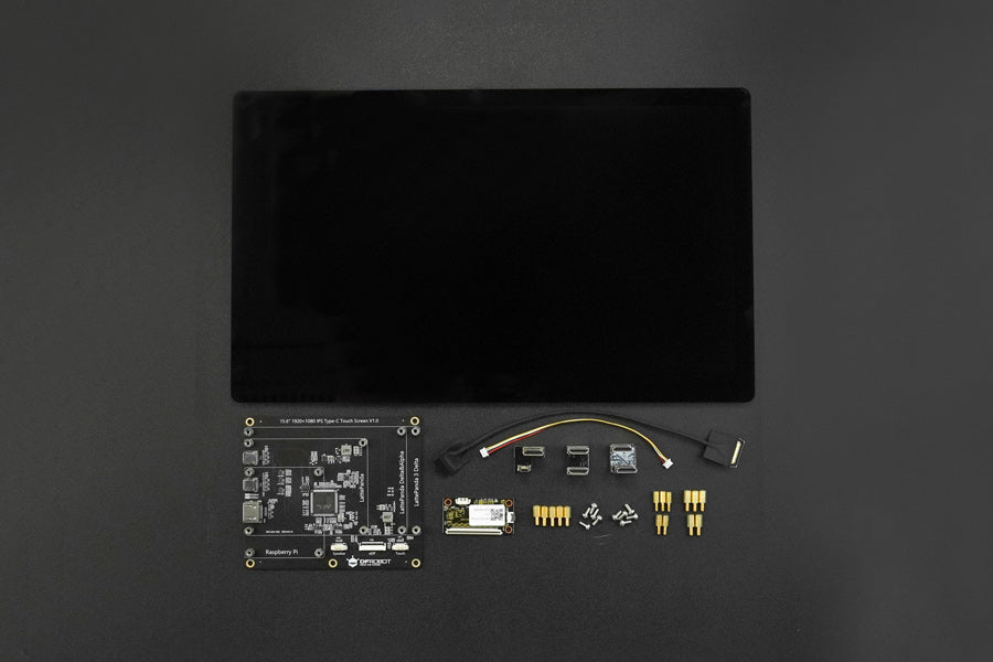 15.6 Inch 1920x1080 IPS Type-C Touch Screen & Display for Raspberry Pi / LattePanda / Jetson Nano Single Board Computer