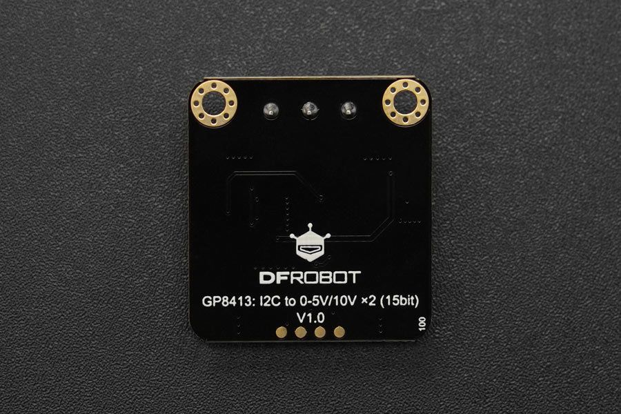 Gravity: GP8413 2-Channel 15-bit I2C to 0-5V/10V DAC Module