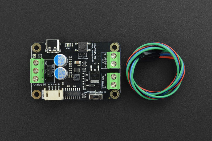 python programming ,robotics & Images High Quality... Light & Motor Driver for Python (V1.0) — Robot Italy