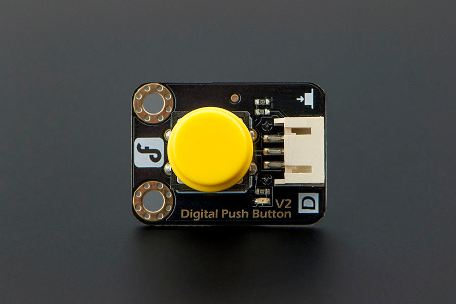 Gravity: Digital Push Button (Yellow)